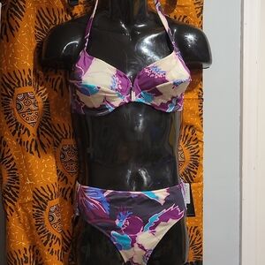 Fantasie Vibrant Purple and Blue Bikini